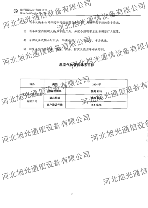 溫室氣體核查報(bào)告